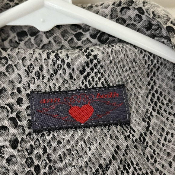 Ann booth snakeskin pattern trench coat size XS - Picture 4 of 8